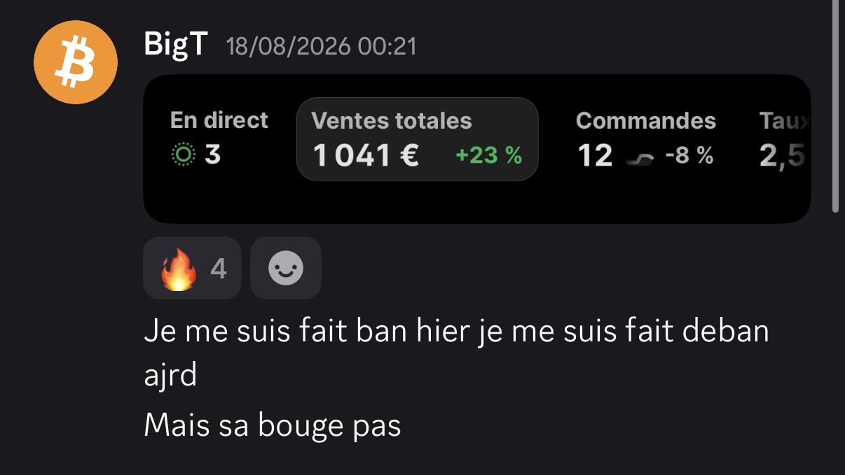 1,041€ en 1 jour — BigT